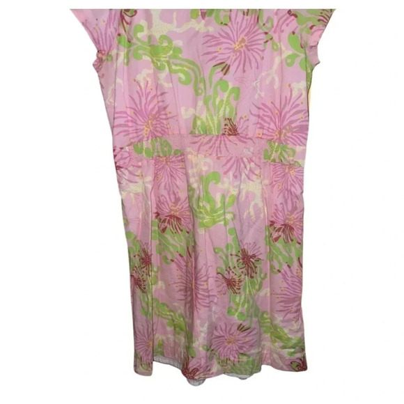 Lilly Pulitzer Cedar Pink Cap Sleeve Dress Size 14 - Picture 6 of 8